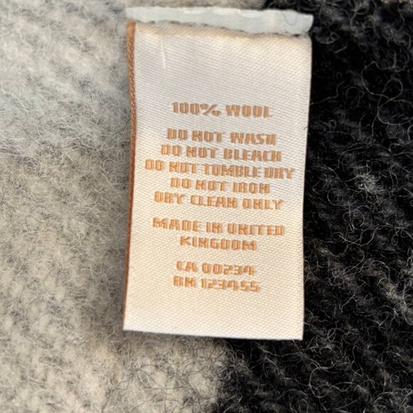 Hudson's Bay Company 100% Wool Caribou Throw, Made in England - Picture 7 of 11